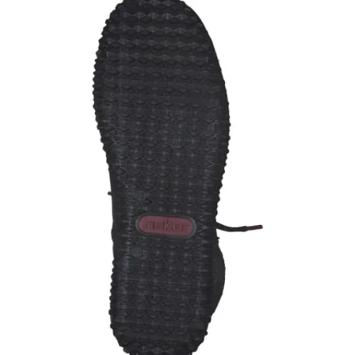 Damen Rieker Stiefel<Z4251-45, Schnürstiefel, Damen, anthrazit/grau/schwarz