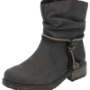 Damen Rieker Stiefel<Z6893, Stiefeletten, Damen, Anthrazit