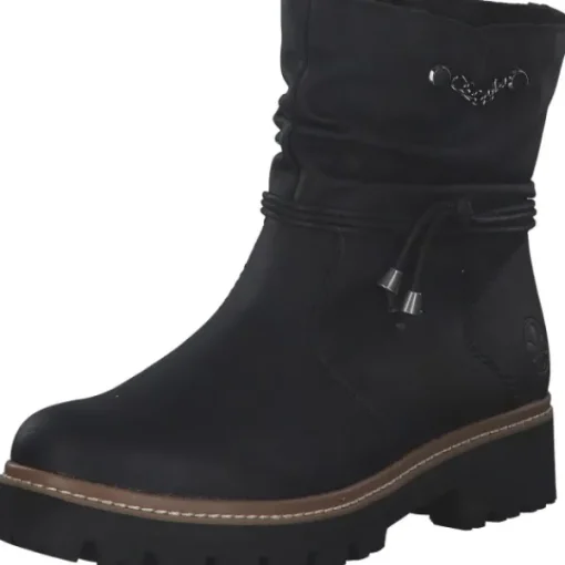Damen Rieker Stiefel<Z5770, Stiefeletten, Damen, Schwarz