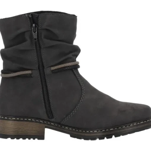 Damen Rieker Stiefel<Z6893, Stiefeletten, Damen, Anthrazit