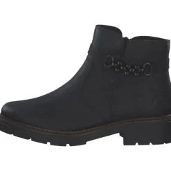 Damen Rieker Stiefel<Z3566, Winterstiefeletten, Damen, schwarz/schwarz