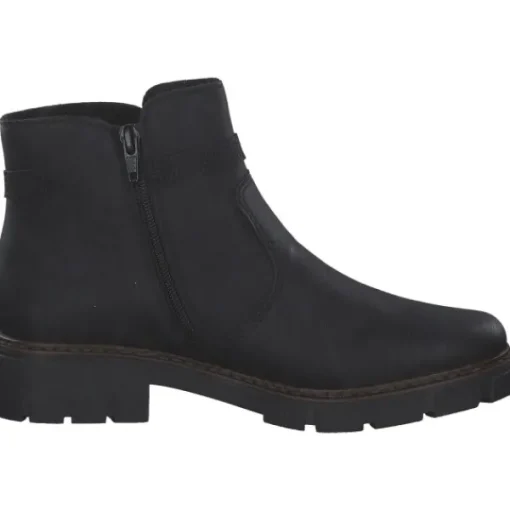 Damen Rieker Stiefel<Z3566, Winterstiefeletten, Damen, schwarz/schwarz