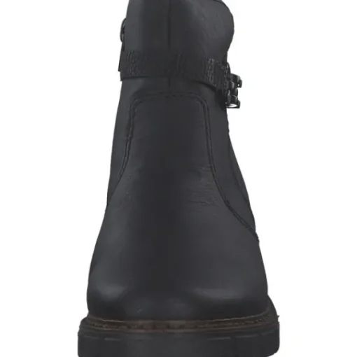 Damen Rieker Stiefel<Z3566, Winterstiefeletten, Damen, schwarz/schwarz