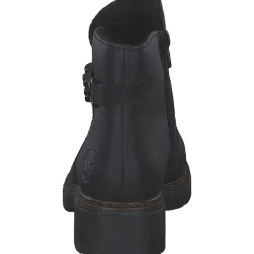 Damen Rieker Stiefel<Z3566, Winterstiefeletten, Damen, schwarz/schwarz