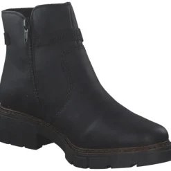 Damen Rieker Stiefel<Z3566, Winterstiefeletten, Damen, schwarz/schwarz
