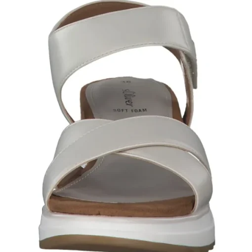 Damen s. Oliver Sandalen<28708, Klassische Sandalen, Damen, Weiß