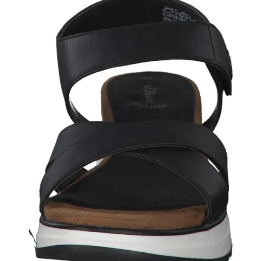 Damen s. Oliver Sandalen<28708, Klassische Sandalen, Damen, Schwarz