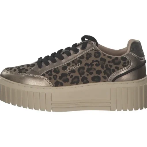 Damen s. Oliver Klassische- & Business Schuhe<5-23662-43/907 M2366242, Schnürschuhe, Damen, LEOPARD