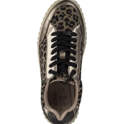 Damen s. Oliver Klassische- & Business Schuhe<5-23662-43/907 M2366242, Schnürschuhe, Damen, LEOPARD