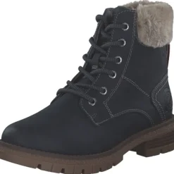 Damen s. Oliver Stiefel<5-26227-43/805 M2622743, Schnürstiefel, Damen, NAVY