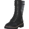 Damen s. Oliver Stiefel<5-26221-41/022 M2622141, Schnürstiefel, Damen, Schwarz