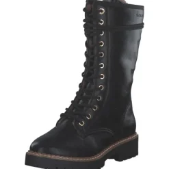 Damen s. Oliver Stiefel<5-26221-41/022 M2622141, Schnürstiefel, Damen, Schwarz