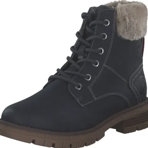 Damen s. Oliver Stiefel<5-26227-43/805 M2622743, Schnürstiefel, Damen, NAVY