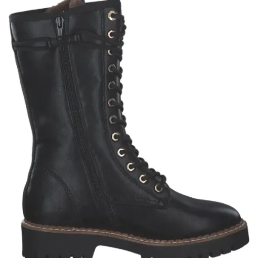 Damen s. Oliver Stiefel<5-26221-41/022 M2622141, Schnürstiefel, Damen, Schwarz