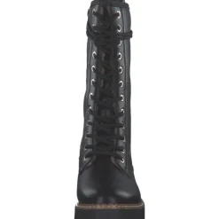 Damen s. Oliver Stiefel<5-26221-41/022 M2622141, Schnürstiefel, Damen, Schwarz