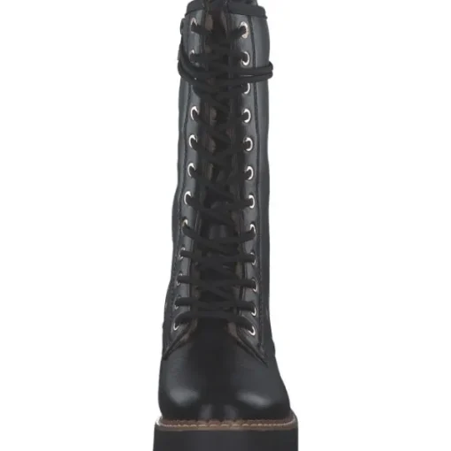 Damen s. Oliver Stiefel<5-26221-41/022 M2622141, Schnürstiefel, Damen, Schwarz