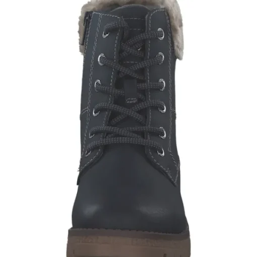 Damen s. Oliver Stiefel<5-26227-43/805 M2622743, Schnürstiefel, Damen, NAVY