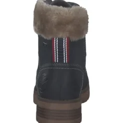 Damen s. Oliver Stiefel<5-26227-43/805 M2622743, Schnürstiefel, Damen, NAVY