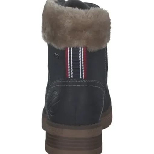 Damen s. Oliver Stiefel<5-26227-43/805 M2622743, Schnürstiefel, Damen, NAVY