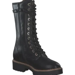 Damen s. Oliver Stiefel<5-26221-41/022 M2622141, Schnürstiefel, Damen, Schwarz