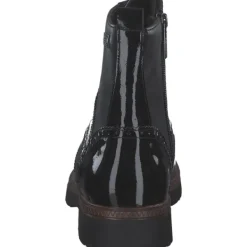 Damen s. Oliver Stiefel<5-25232-43/001 M2523243, Stiefeletten, Damen, Schwarz (Schwarz Lack)