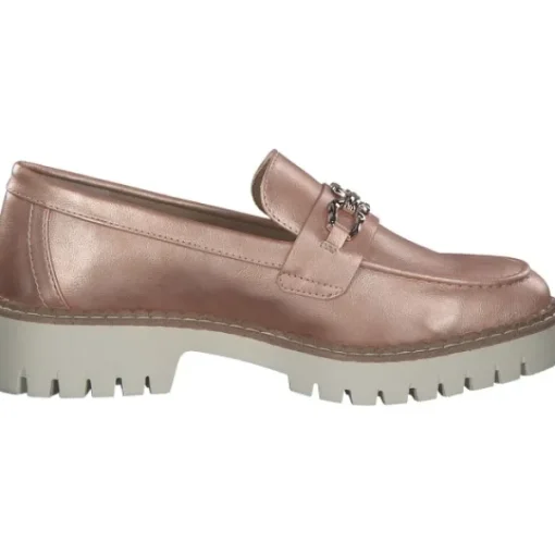 Damen s. Oliver Slipper<24702, Mokassins, Damen, Rosa (Kupfer-Multi,Puder)