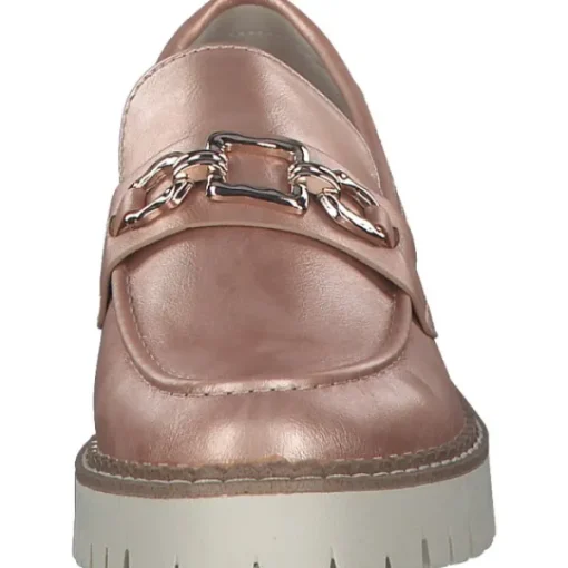 Damen s. Oliver Slipper<24702, Mokassins, Damen, Rosa (Kupfer-Multi,Puder)