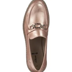 Damen s. Oliver Slipper<24702, Mokassins, Damen, Rosa (Kupfer-Multi,Puder)