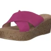 Damen s. Oliver Pantoletten & Badeschuhe<27212, Plateau-Pantoletten, Damen, pink