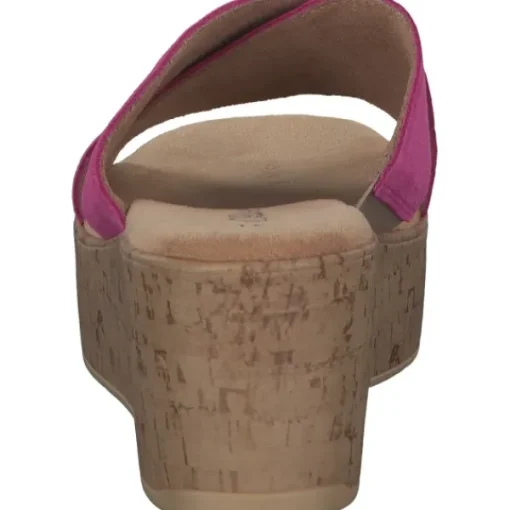 Damen s. Oliver Pantoletten & Badeschuhe<27212, Plateau-Pantoletten, Damen, pink