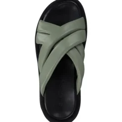 Damen s. Oliver Pantoletten & Badeschuhe<27207, Plateau-Pantoletten, Damen, PALE GREEN