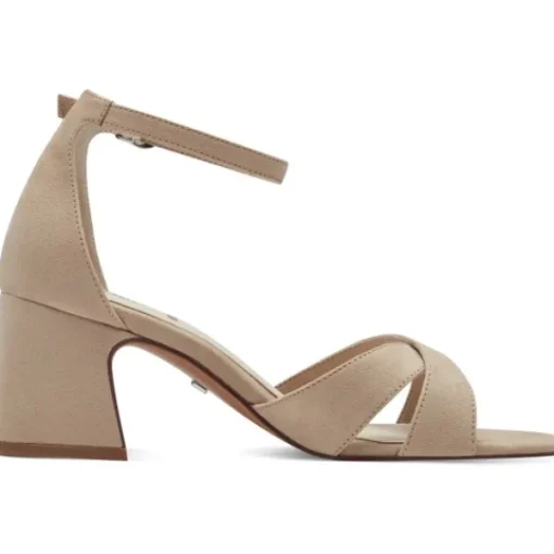 Damen s. Oliver Sandaletten<28302, Plateau-Sandaletten, Damen, Beige