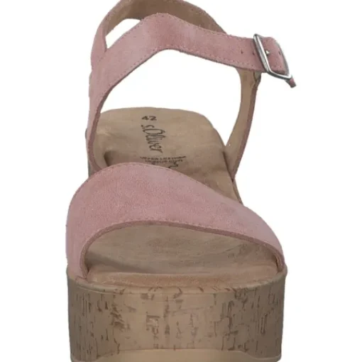 Damen s. Oliver Sandaletten<28311, Plateau-Sandaletten, Damen, ROSE