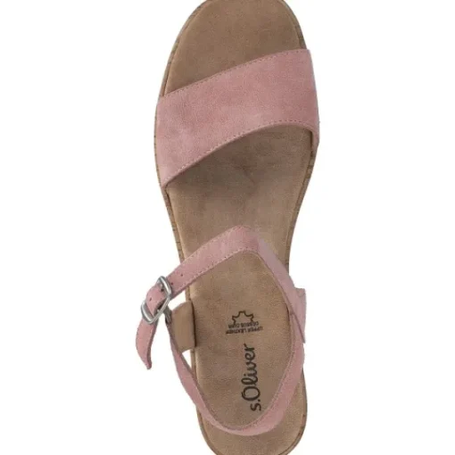 Damen s. Oliver Sandaletten<28311, Plateau-Sandaletten, Damen, ROSE