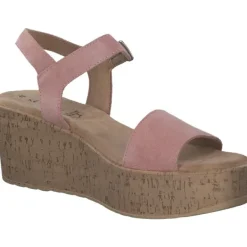 Damen s. Oliver Sandaletten<28311, Plateau-Sandaletten, Damen, ROSE