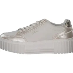 Damen s. Oliver Klassische- & Business Schuhe<23662, Schnürschuhe, Damen, BEIGE COMB