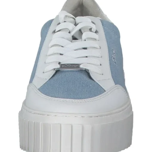 Damen s. Oliver Klassische- & Business Schuhe<23662, Schnürschuhe, Damen, LIGHT BLUE COMB.