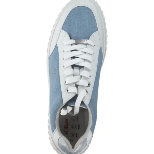 Damen s. Oliver Klassische- & Business Schuhe<23662, Schnürschuhe, Damen, LIGHT BLUE COMB.
