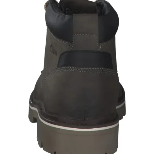 Herren s. Oliver Stiefel<15230, Schnürstiefeletten, Herren, dk taupe