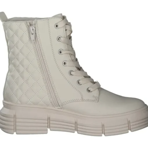 Damen s. Oliver Stiefel<25202, Schnürstiefeletten, Damen, CREAM