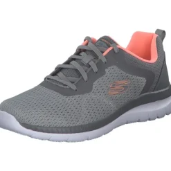 Damen Skechers Klassische- & Business Schuhe<12607 GYCL Bountiful Quick Path, Schnürschuhe, Damen, Grau