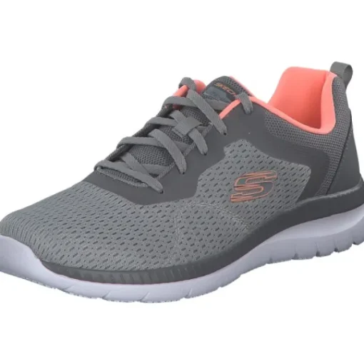 Damen Skechers Klassische- & Business Schuhe<12607 GYCL Bountiful Quick Path, Schnürschuhe, Damen, Grau