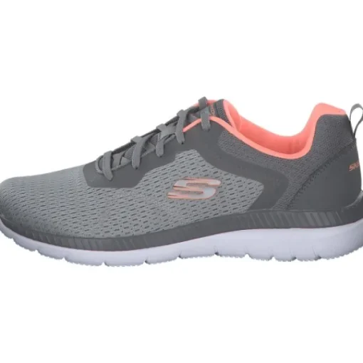 Damen Skechers Klassische- & Business Schuhe<12607 GYCL Bountiful Quick Path, Schnürschuhe, Damen, Grau