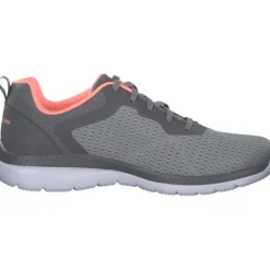 Damen Skechers Klassische- & Business Schuhe<12607 GYCL Bountiful Quick Path, Schnürschuhe, Damen, Grau