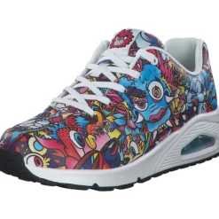 Damen Skechers Klassische- & Business Schuhe<177973, Schnürschuhe, Damen, multi colour