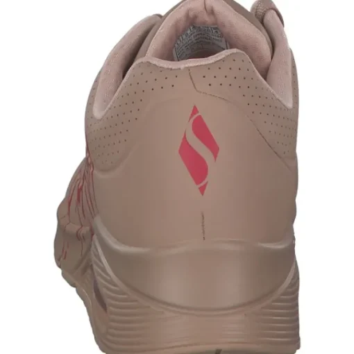 Damen Skechers Klassische- & Business Schuhe<177980, Schnürschuhe, Damen, natural/red
