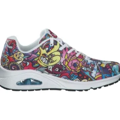 Damen Skechers Klassische- & Business Schuhe<177973, Schnürschuhe, Damen, multi colour