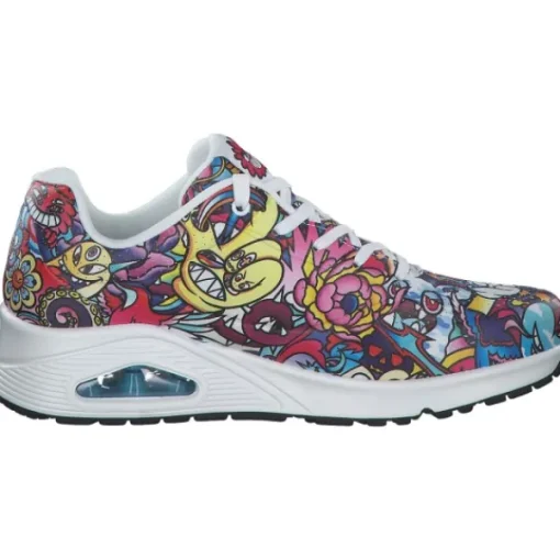 Damen Skechers Klassische- & Business Schuhe<177973, Schnürschuhe, Damen, multi colour