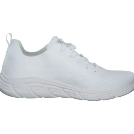 Damen Skechers Klassische- & Business Schuhe<117591, Schnürschuhe, Damen, WHITE