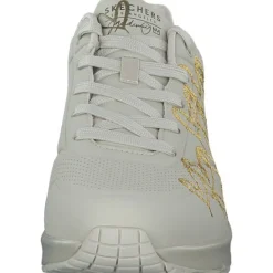 Damen Skechers Klassische- & Business Schuhe<177975, Schnürschuhe, Damen, Beige